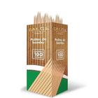 Palito Dente Bambu Talge 100un