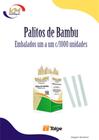 Palitos de Bambu c/1.000 unidades - Talge - restaurante, lanchonete, petiscos (11184)