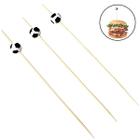 Palitos De Bambu Petiscos 12Cm Futebol Bola Lanche - Ecologico