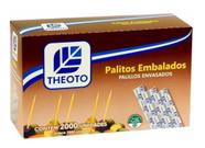 Palitos De Dente Embalados Para Delivery - Caixa C/2000Un - Theoto