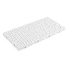 Pallet palete piso modular estrado plastico 25x50x2,5cm cor:branco