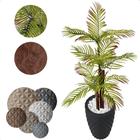 Palmeira Areca Bambu Planta Artificial Com Vaso Decorativo