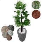 Palmeira Leque Artificial Grande com Vaso Decoração para Sala