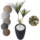 Palmeira Yucca 3 Ramos Planta Artificial Grande Vaso Decoração