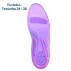 Palmilha Memory Foam + Gel Feminina Tam. 34 ao 38 - Produtos Ortopédicos Chantal Ltda