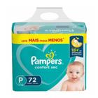 Pampers Confort Sec Fortbag 72Un P