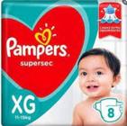 Pampers Fralda Basic XG c/8 unidades