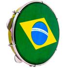 Pandeiro Luen 10" ABS Amarelo com Pele Brasil - Luen Percussion