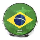 Pandeiro Torelli Brasil Cristo 10" Verde Pele Nylon