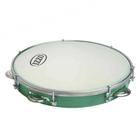 Pandeiro VERDE IZZO 10 polegadas ABS com Pele Leitosa - 3430