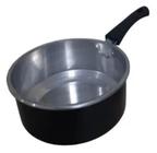 Panela Alumínio Preto 22cm Cabo Longo 3.5lts