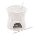 Panela Aparelho Fondue Conjunto Kit 4 Peças Cerâmica Completo - Lyor