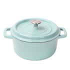 Panela Caçarola 24cm em Ferro Fundido Esmaltado Tiffany 3,6L