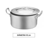 Panela Caçarola Industrial Alumínio Vigor 12 L 15x32cm - Alumio Vigor