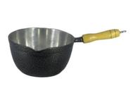 Panela Caçarola Japi Aluminio Batido Craqueado Preto N18