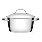 Panela Caçarola Tramontina Cooktop Fogão Indução Aço Inox Fundo Triplo Avulsa Allegra 20cm 3,1 Litros