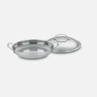 Panela cuisinart chef's classic diária em aço inox com tampa 30cm 725-30d