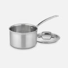 Panela cuisinart muticlad pro triple ply em aço inox 3 litros com tampa mcp193-18n