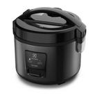 Panela de Arroz Elétrica 2L Electrolux Efficient Visor 350W ERC10 127V Preta