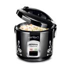 Panela de Arroz Elétrica Mondial Fast Rice Premium 400W NPE-08 5 Xícaras - Preta