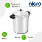 Panela De Pressão 25L Profissional Nigro Eterna - Polido