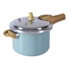 Panela de Pressão 4,2 Litros Antiaderente Cerâmica Verde Ceramic Life Pressure Brinox