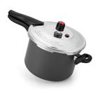 Panela de Pressão Alegra Antiaderente 4,5L Cinza Alegrete