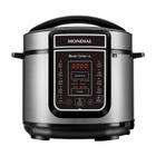 Panela de Pressão Elétrica 5L Mondial Master Cooker PE38 Preta com Prata 127V