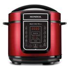 Panela de pressão elétrica mondial master cooker red pe-39 220v