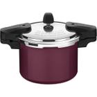 Panela De Pressão Tramontina 4,5L Cerâmica Torino Vermelho