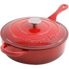 Panela de salteamento Crock-Pot Artisan Ferro fundido esmaltado 3,5 L vermelho escarlate