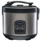 Panela Elétrica de Arroz Legumes Inox 10 Xícaras Antiaderente 700W Arrozeira Inox Agratto