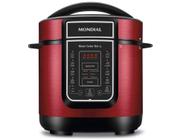 Panela Elétrica De Pressão Mondial Digital Master Cooker 3 Litros 700W Vermelha/Inox - 127V