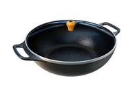 Panela Frigideira Wok 2 Alças de Ferro Fundido TV PM 36cm - LIBANEZA