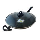 Panela Frigideira Wok Antiaderente Teflon Aluminio Preto n32