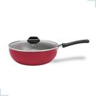 Panela Frigideira Wok C/ Tampa Anis 2,3l 24cm Antiaderente Brinox