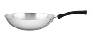 Panela Frigideira Wok Solar 28cm 2,1l Aço Inox Indução Tramontina