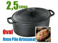 Panela Para Assar Pão Forno Holandês 2,5 Litros Envio Imediato