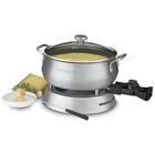 Panela Para Fondue Em Aço Inox Com Tampa 110V Cuisinart