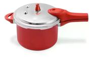 Panela Pressão Fechamento Externo Fundo Indução Red 4,2 Lts - BRINOX