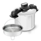 Panela Pressão Opti Space 7L Inox Fundo Triplo E Cesto Tefal