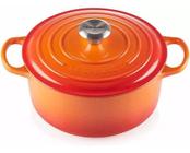 Panela Redonda 20cm Sign 2,4l - Oficial Le Creuset - Laranja