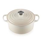 Panela Redonda Signature 20 cm Branco Meringue Le Creuset