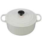 Panela Redonda Signature Branca com Pegador Fenólico 20 cm Le Creuset