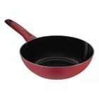 Panela Wok 28cm Alumínio Forjado 28cm Vermelho Oxford