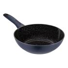 Panela Wok Aluminio Antiaderente 28cm Everyday Azul - Oxford