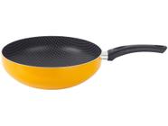 Panela Wok Antiaderente Multiflon de Alumínio - 77128 Amarela 28cm