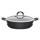 Panela Wok Arrozeira Indução Tramontina Antiaderente 28CM 4,2L Mônaco Preto