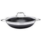 Panela Wok CookingPro Hive 34 cm 5 L em Aço Inox Fundo Triplo Oxford