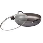 Panela wok luxury antiaderente c/ alças 6 litros oliveira